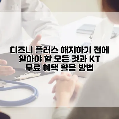 디즈니 플러스 해지하기 전에 알아야 할 모든 것과 KT 무료 혜택 활용 방법