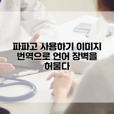 파파고 사용하기: 이미지 번역으로 언어 장벽을 허물다